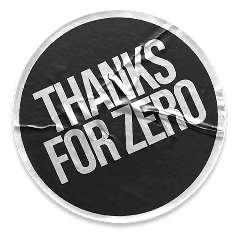 Thanks for Zero